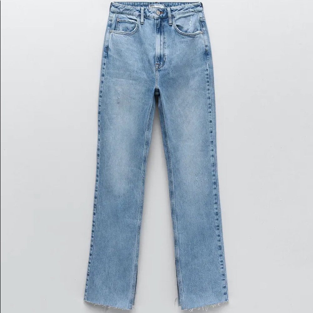 ZARA Slim Flared High Rise Jeans